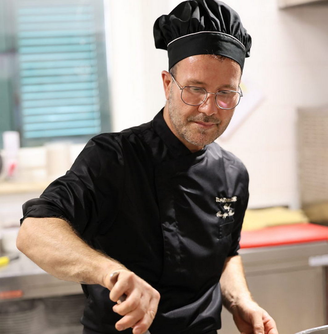 The chef of Relais Villa Grazianella