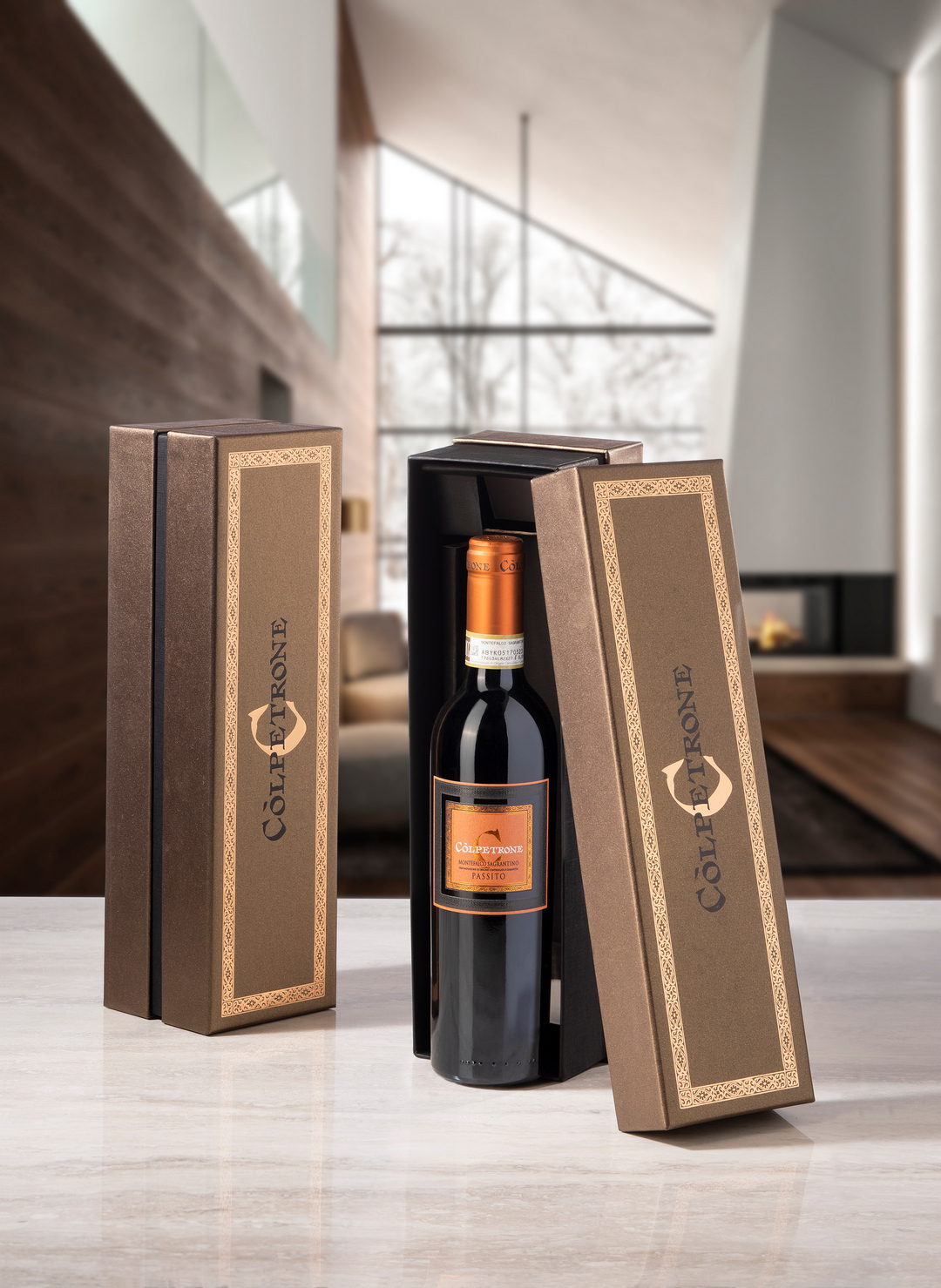 Confezione per Sagrantino passito Còlpetrone