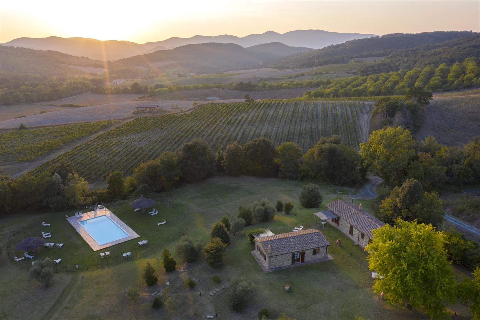 Tenuta di Monterufoli dall’alto7