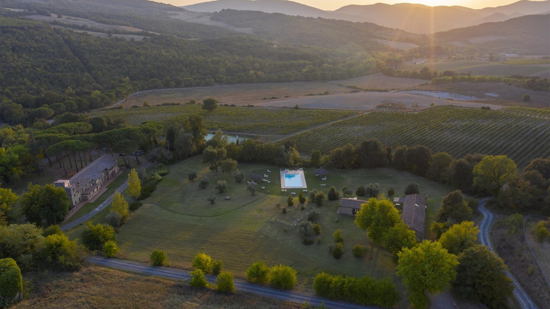 Tenuta di Monterufoli dall’alto6