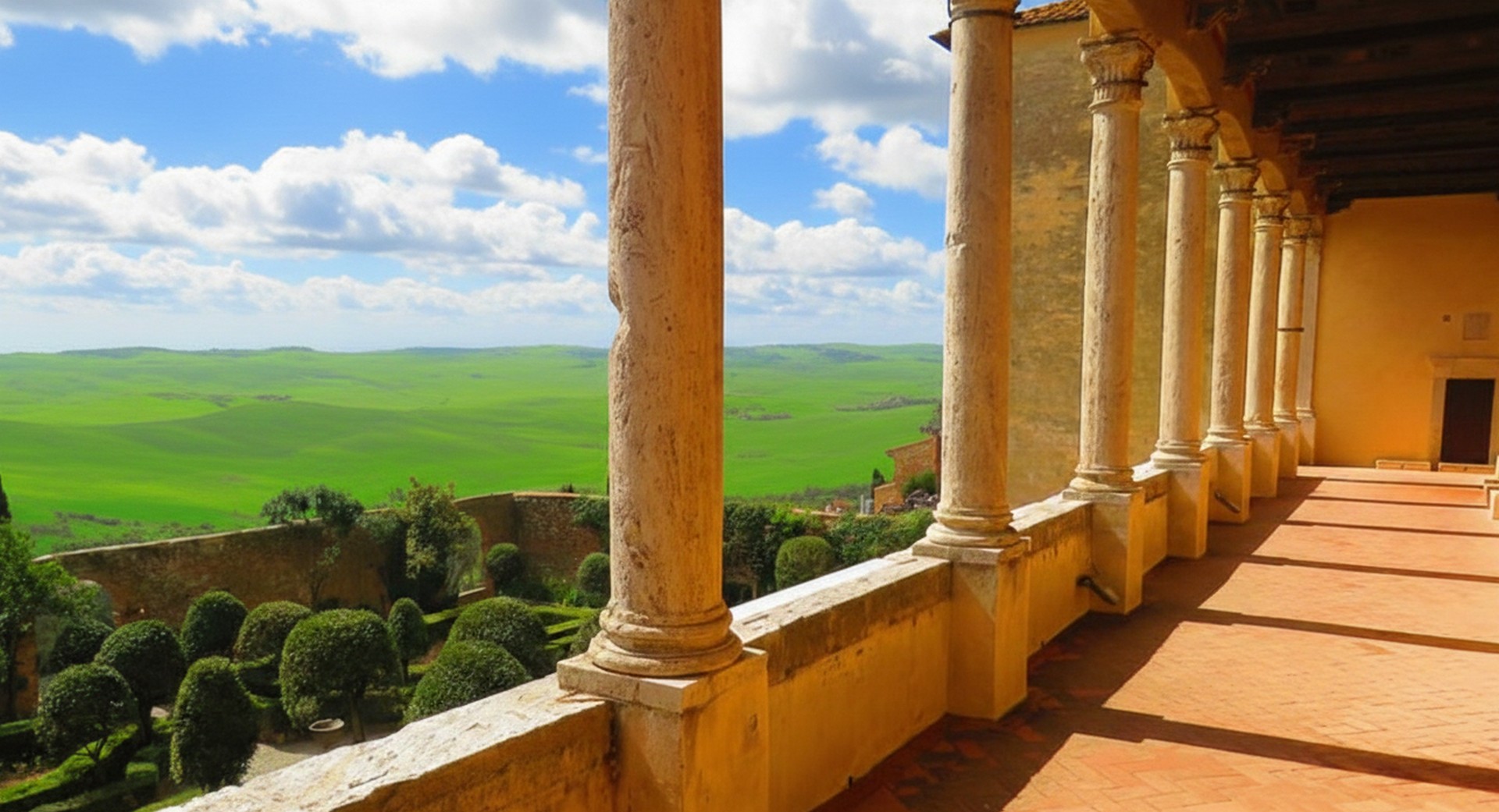 Pienza, borgo toscano che si erge come un gioiello rinascimentale sopra le morbide colline delle Val d’Orcia