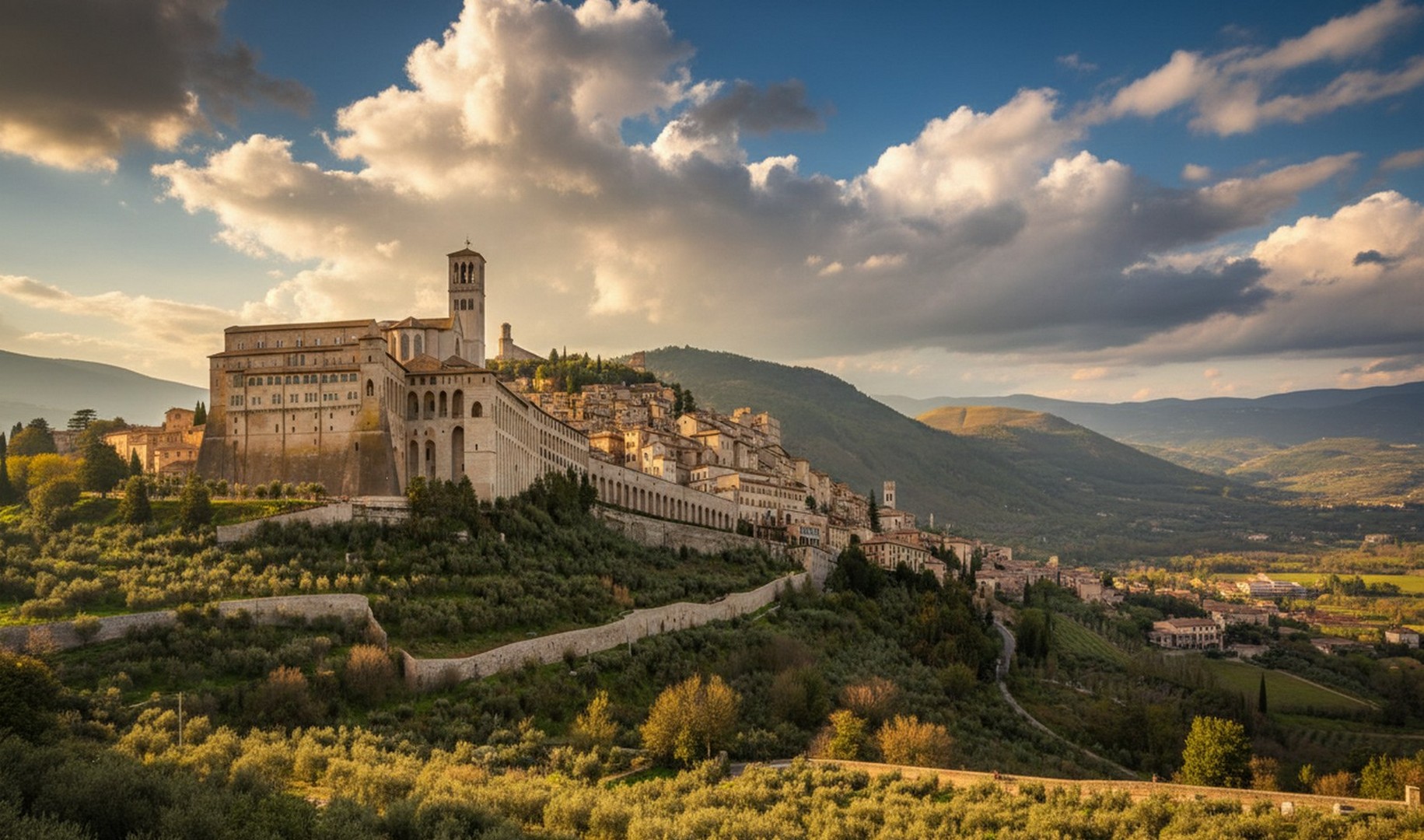 Assisi, città natale e simbolo universale di San Francesco.