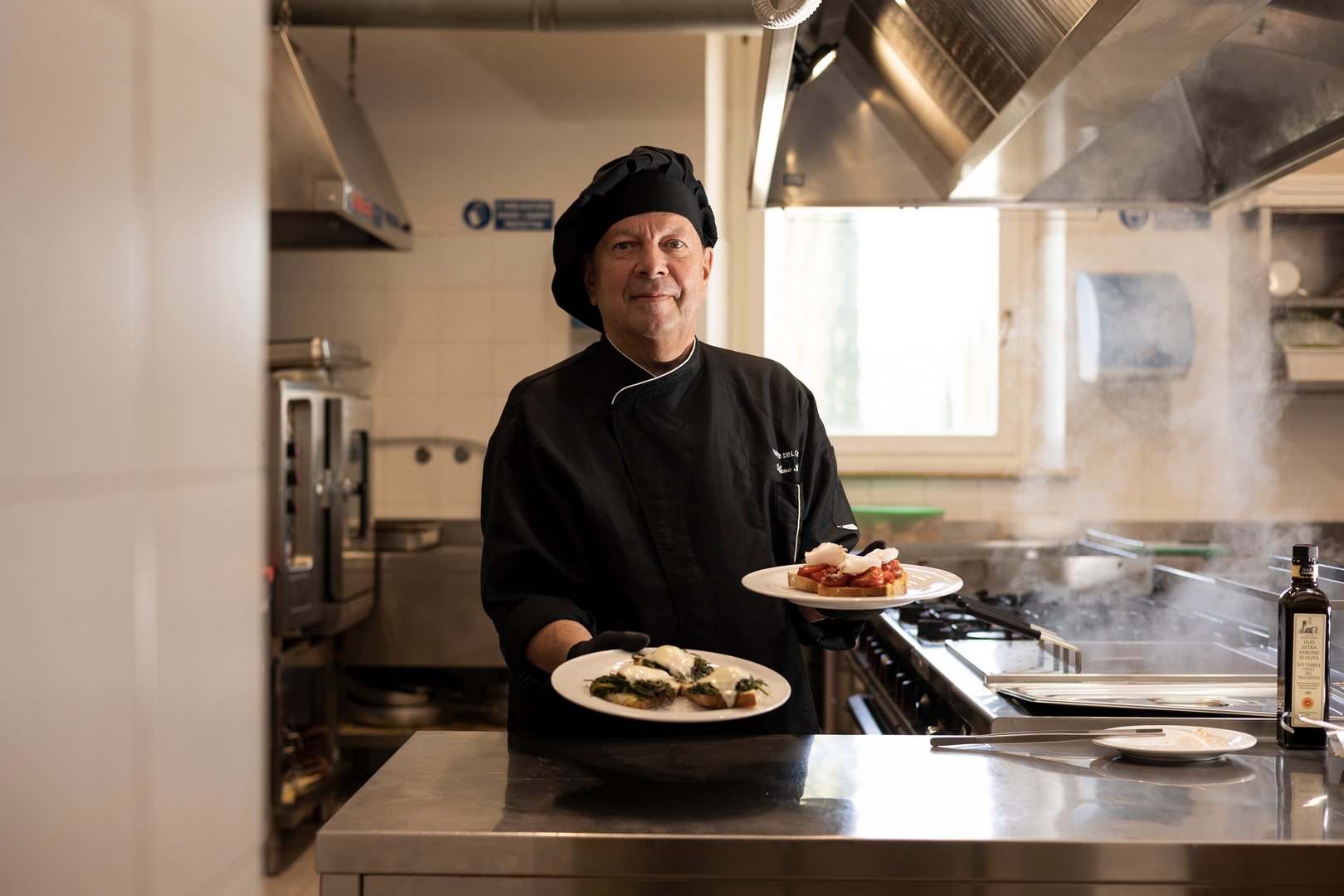 preparazioni chef del ristorante l'antica chiusina montepulciano