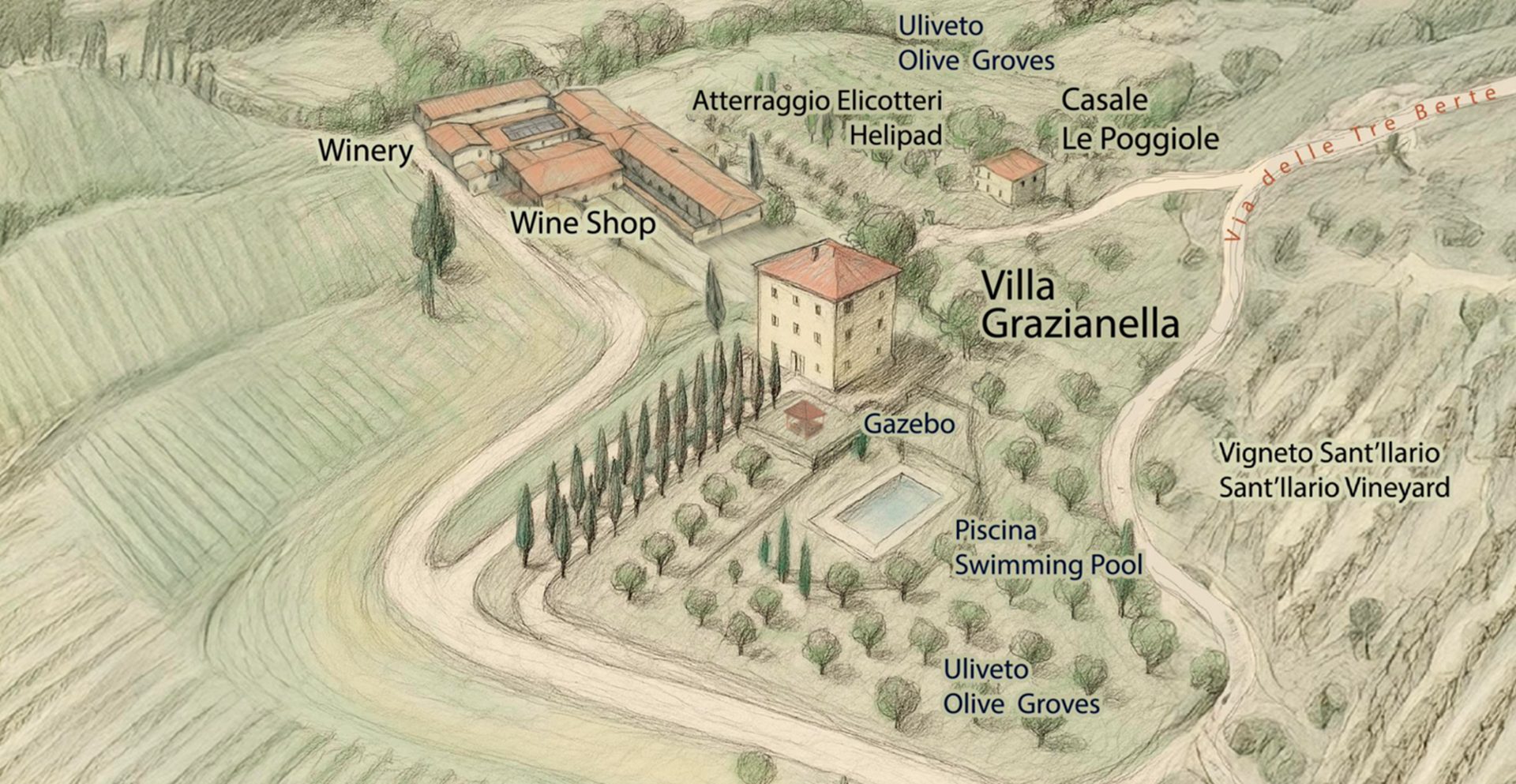 Destination wedding: sposarsi in Toscana al Relais Villa Grazianella nelle colline senesi