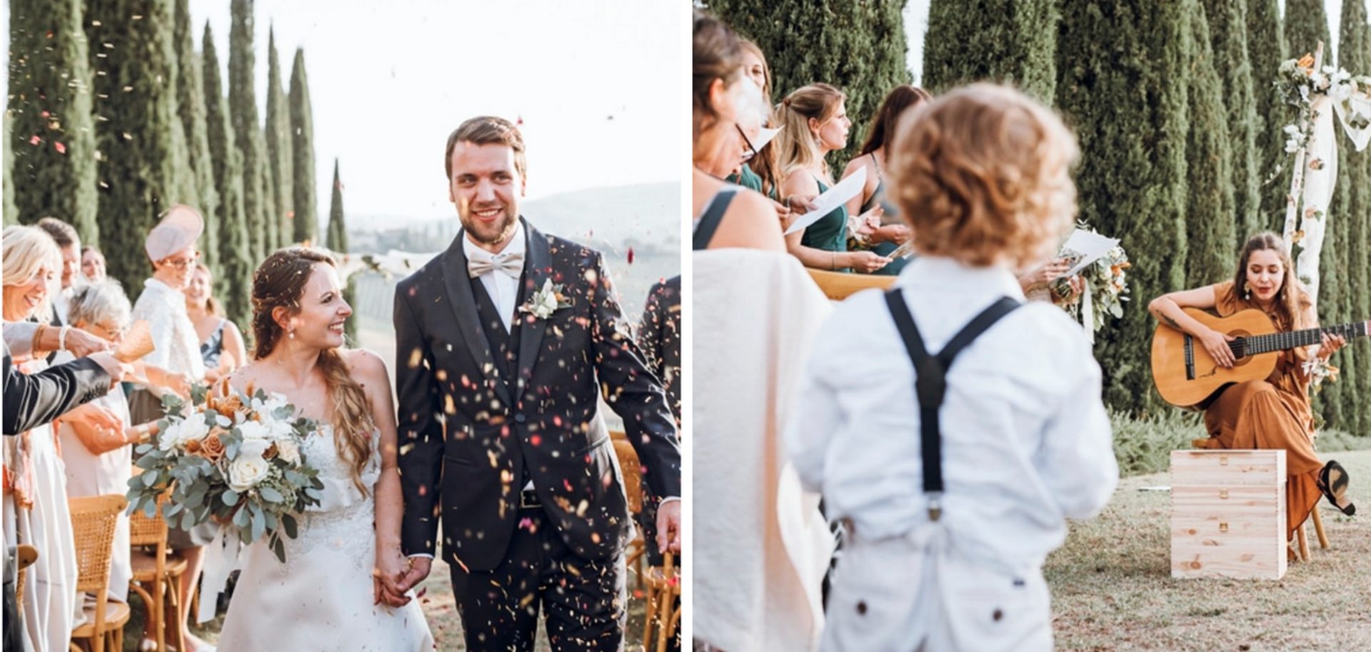 Matrimonio tra le colline senesi in Toscana, meta prediletta per i destination wedding