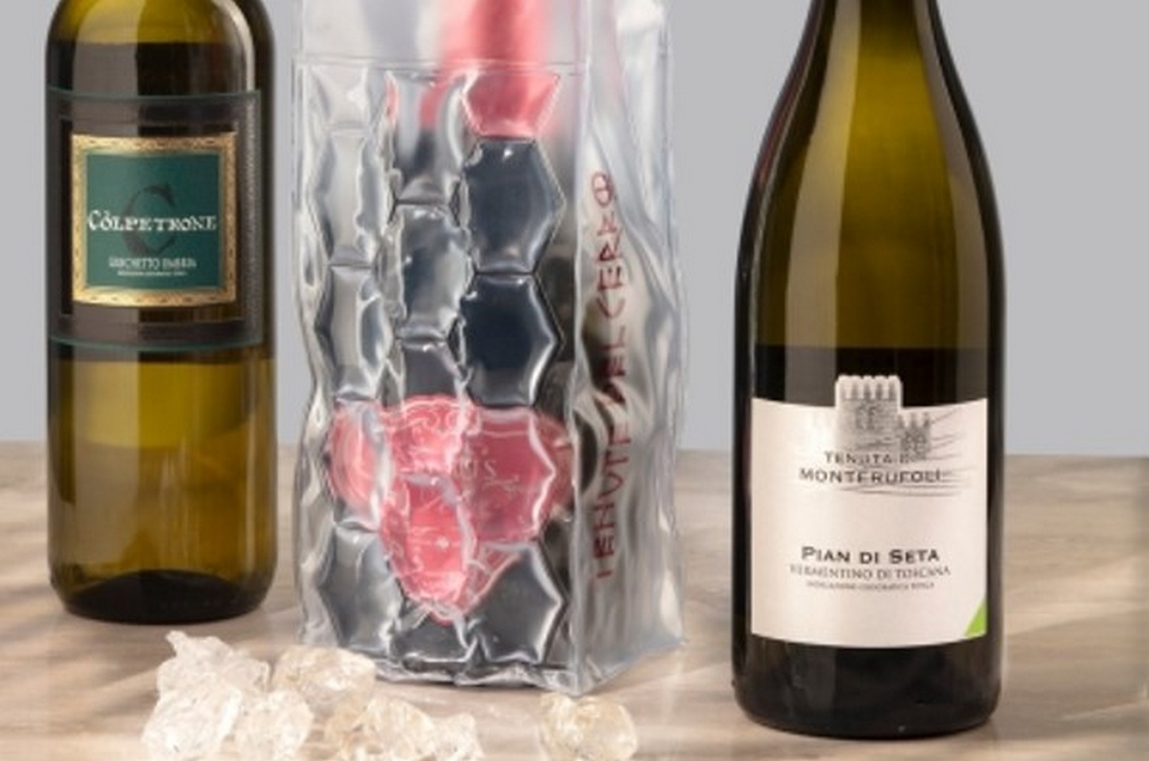 Ice bag Tenute del Cerro per mantenere il vino rosso alla giusta temperatura di servizio