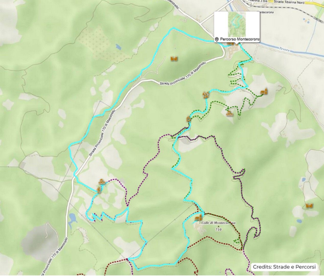 Percorso ad anello da Montecorona all’Eremo camaldolese lungo la Mattonata